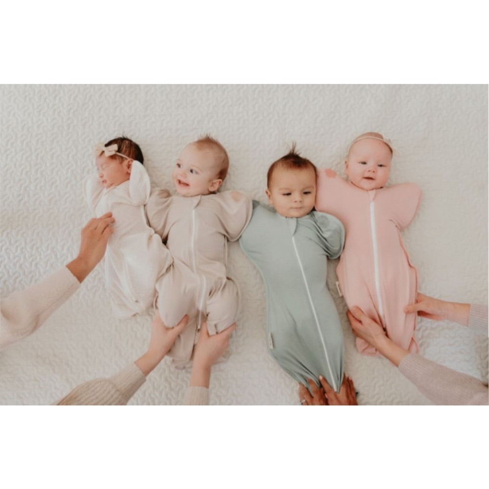 韓國 SundayHug 新生兒蝴蝶包巾-洞洞透氣款 防驚嚇包巾-細節圖8