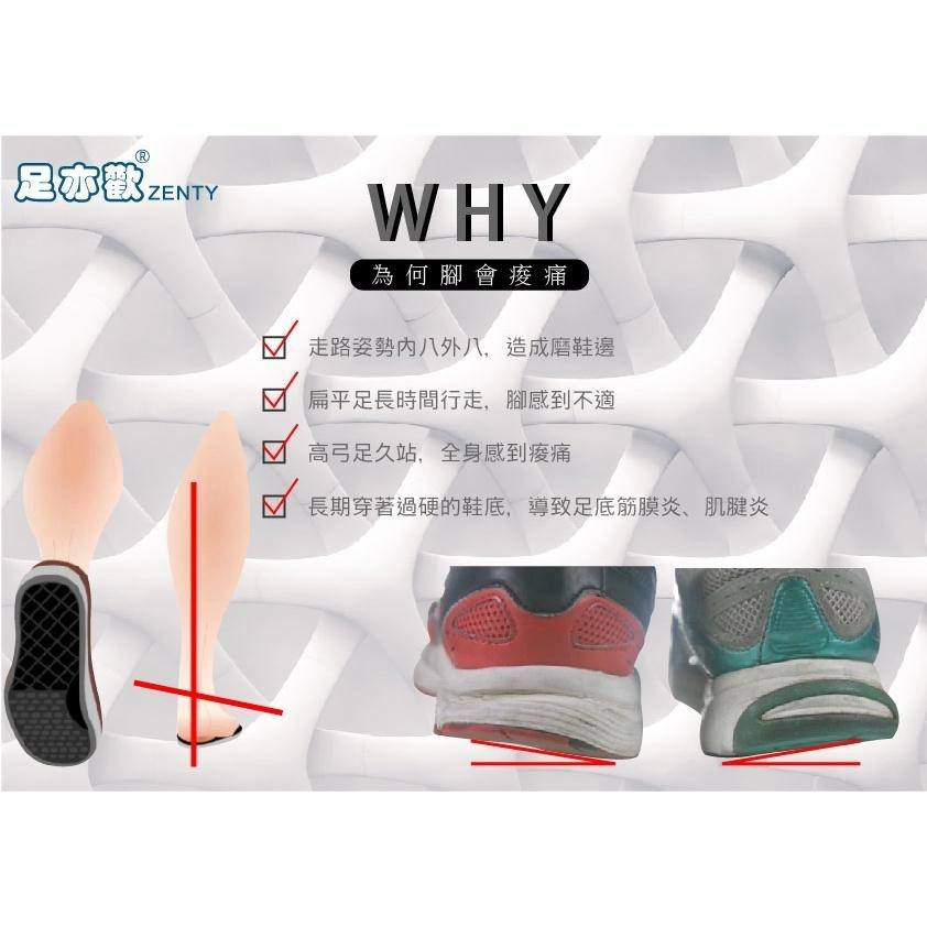 🔥【足亦歡ZENTY】【台灣製】獨立筒竹炭系列（買10再送1雙) 腳痛剋星  鞋墊 足弓鞋墊 運動鞋墊 除臭鞋墊 足弓墊-細節圖2