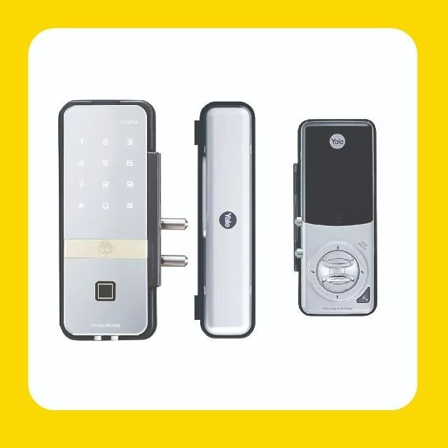 【YALE耶魯】YDG-413A 單門玻璃電子鎖  指紋 / 密碼 / 自動上鎖 | 玻璃門專用 | 3年保固-細節圖2