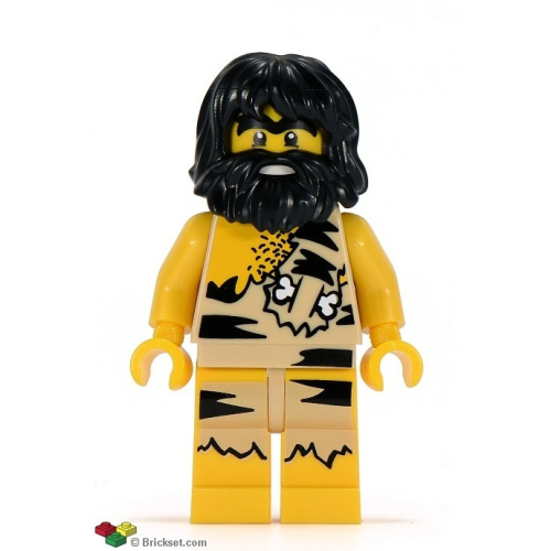 ［BrickHouse] LEGO 樂高 8683 人偶包第1代 原始人 夾鏈袋包裝無外袋無說明紙 Caveman