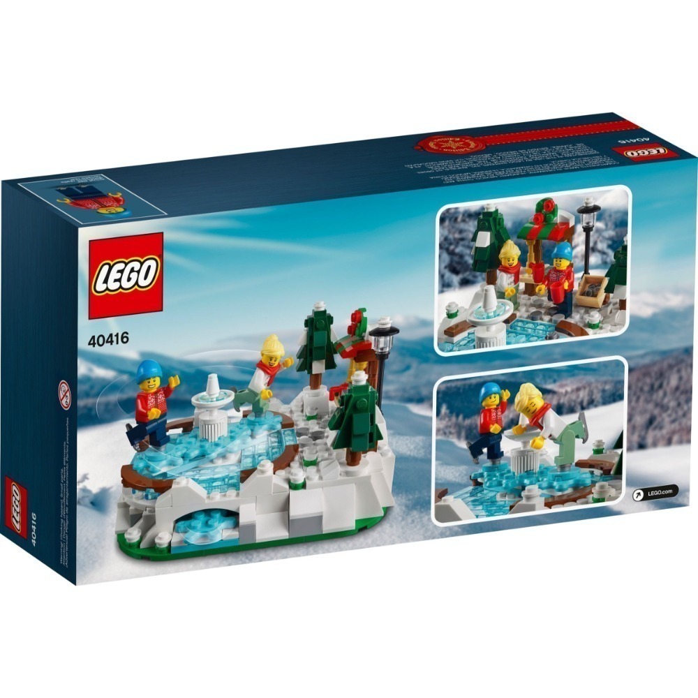 [BrickHouse] LEGO 樂高 40416 溜冰場 Ice skating rink 全新未拆 ola-細節圖2