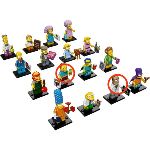 LEGO 樂高 71009 辛普森二代 14隻 缺7與16號 全新剪袋確認