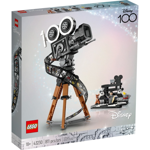 LEGO 樂高 43230 華特迪士尼致敬相機 迪士尼100週年 復古式電影攝影機