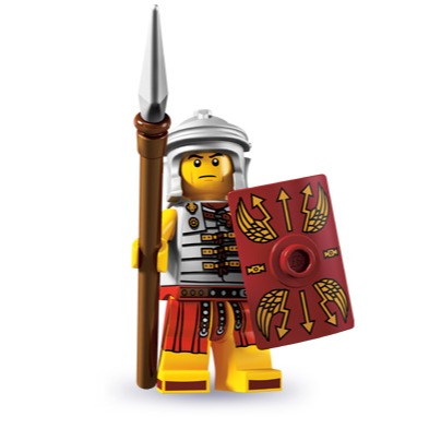 [BrickHouse] LEGO 樂高 8827 6代 10號 羅馬戰士 夾鏈袋包裝有紙無原外包裝袋 全新