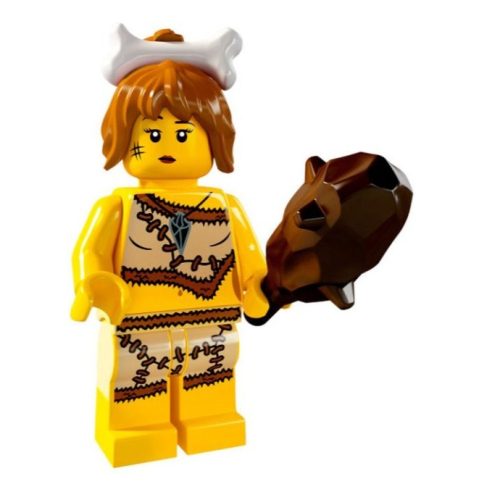 LEGO 樂高 8805 5代 5號 女原始人 夾鏈袋包裝無原外袋