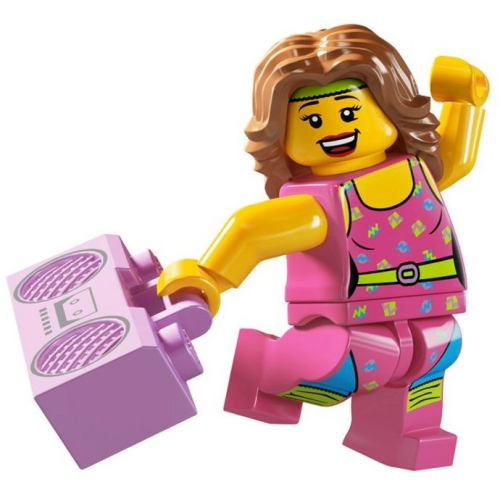 ［BrickHouse] LEGO 樂高 8805 5代 10號 健身女教練 夾鏈袋包裝有紙無原外袋 全新