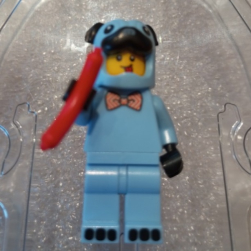 ［BrickHouse] LEGO 樂高 亮藍狗裝男孩 熱狗 BAM 人偶 全新