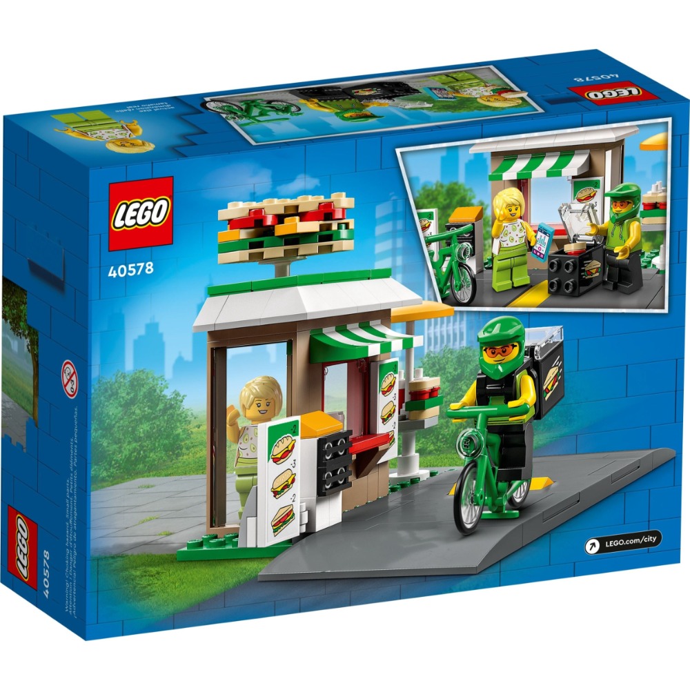 ［BrickHouse] LEGO 樂高 40578 三明治店 全新未拆-細節圖2