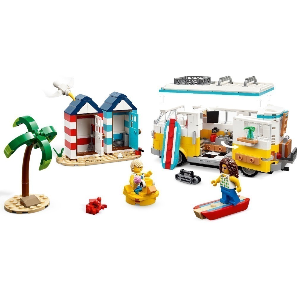特價［BrickHouse] 原價1899 LEGO 樂高 31138 創意系列 海灘露營車 全新-細節圖3