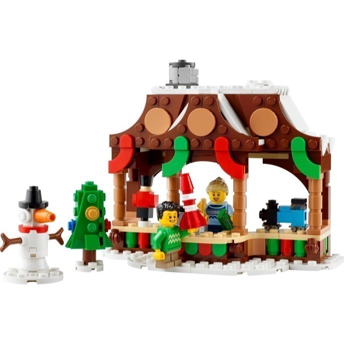 ［BrickHouse] LEGO 樂高 40602 冬季市場攤 全新未拆-細節圖3