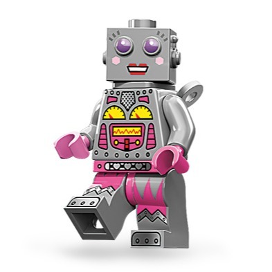 LEGO 樂高 71002 人偶包11代 16號 女機器人 無底版說明書外袋