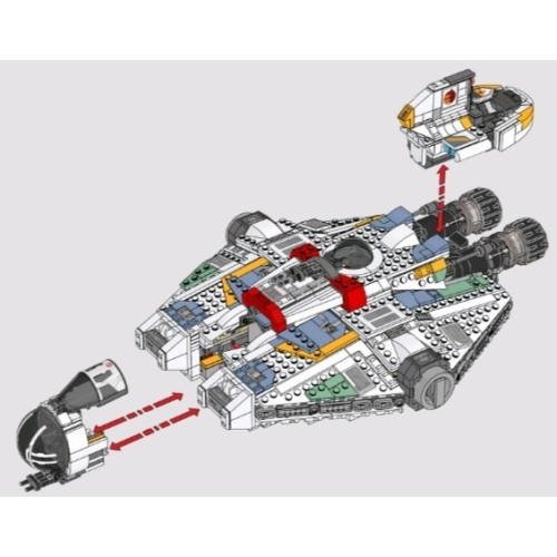 ［BrickHouse] 樂高 LEGO 75357 拆售 星戰系列 幽靈號 Phantom II 全新