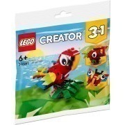 ［BrickHouse] LEGO 30581 創意系列  Tropical Parrot 百變鸚鵡 poly A3