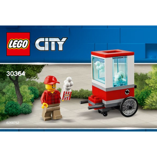 P 樂高 LEGO 30364 爆米花攤車 Popcorn Cart 城市系列 全新