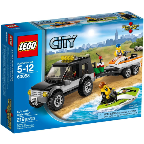LEGO 樂高 60058 CITY 城市系列 SUV with Watercraft 水上摩托車 全新