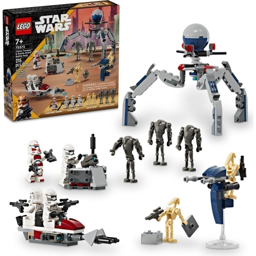 ［BrickHouse] LEGO 樂高 75372 星戰 複製人與戰鬥機器人 徵兵包 全新
