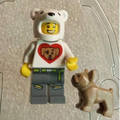 B1 [Brickhouse] LEGO 樂高 BAM 白熊裝人與狗 全新