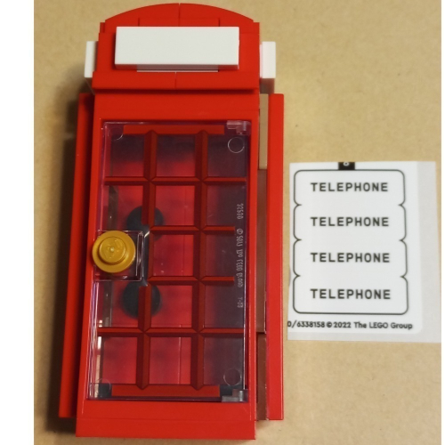 樂高 LEGO 76403 迷你倫敦紅色電話亭 21347 全新
