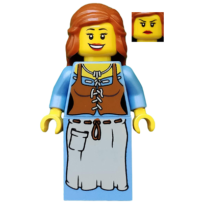 ［BrickHouse] LEGO 樂高 7189 城堡 CAS490 Maid 全