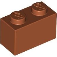 出清 LEGO 樂高 深橘色 基本磚 Brick 1 x 2 4579659 3004