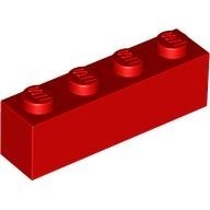 出清 LEGO 樂高 紅色 基本磚 Brick 1 x 4 301021 全新