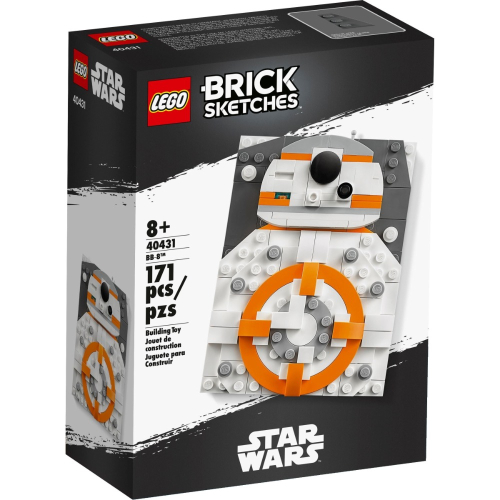 ［BrickHouse] LEGO 樂高 40431 Brick Sketches系列 星戰 BB-8 全新未拆