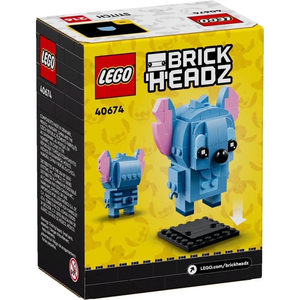 ［Brickhouse] LEGO 樂高 40674 BrickHeadz 史迪奇 全球未拆-細節圖2