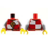 ［BrickHouse] LEGO 樂高 絕版 973pb0693c01 Lion 紅獅國城堡士兵上半身 全新
