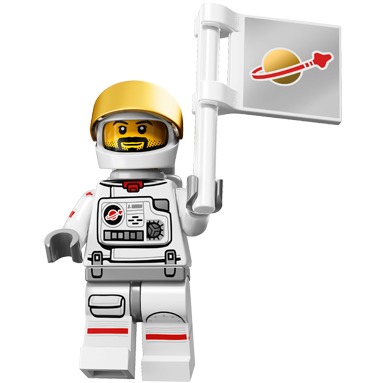 ［BrickHouse] LEGO 樂高 71011 15代 2號 太空人 夾鏈袋包裝無原外袋