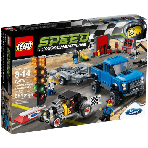 盒損 LEGO 75875 Ford F-150 Raptor &amp; Ford Model A
