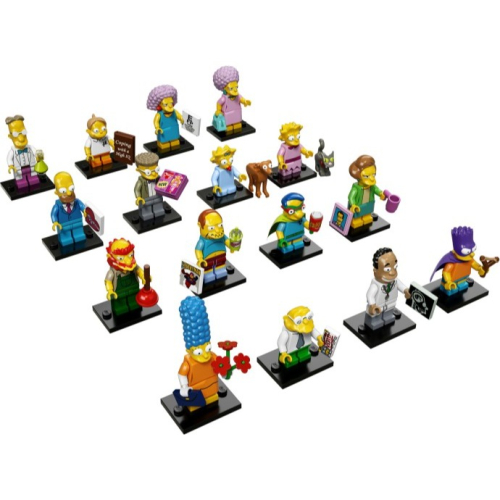 LEGO 樂高 71009 辛普森二代16隻一套 全新未拆