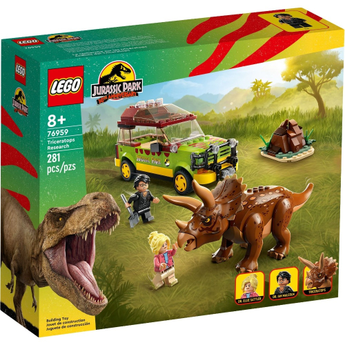 樂高 LEGO 76959 侏羅紀公園 Triceratops Research​