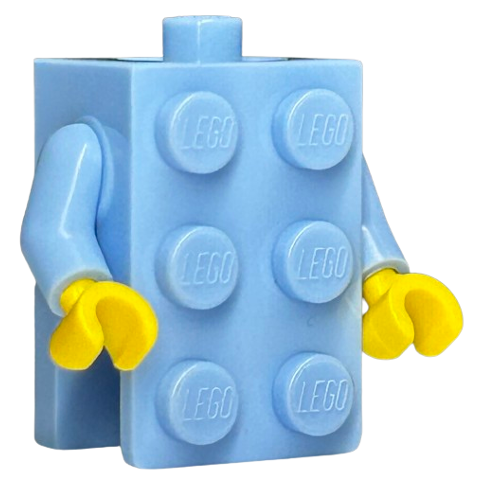 ［BrickHouse] LEGO 樂高 BAM 上半身 2021 2022 2023 2024 深藍色太空人 全新-規格圖1