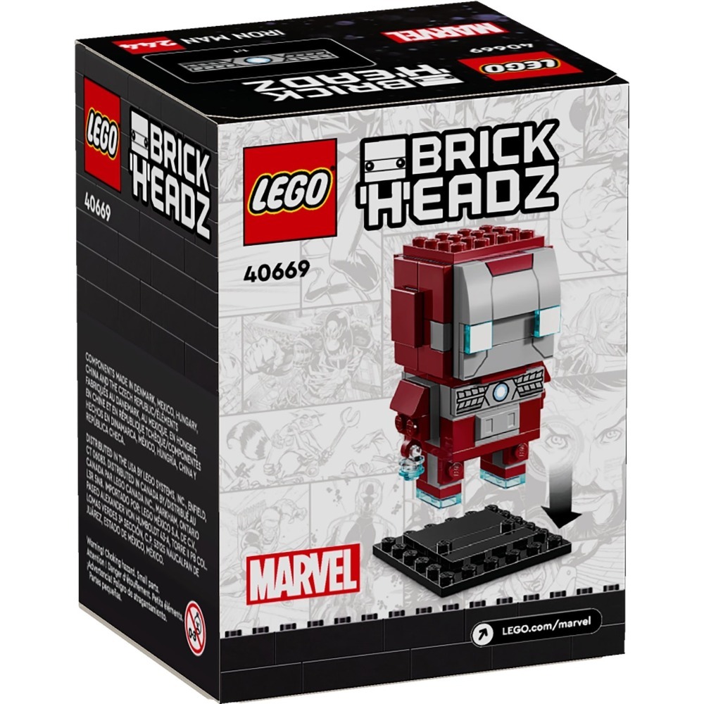 ［BrickHouse] LEGO 樂高 BrickHeadz 40669 Iron Man 鋼鐵人 MK5 全新-細節圖2