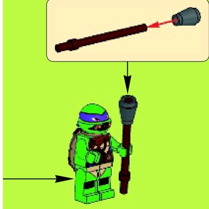 ［BrickHouse] LEGO 樂高 79121 忍者龜 多納泰羅 tnt031 Donatello 全新商品-細節圖2