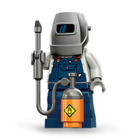 [BrickHouse] LEGO 樂高 11代 71002 10號 焊接工 全新夾鏈袋包裝無原外袋