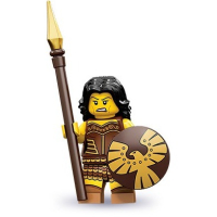 ［BrickHouse] LEGO 樂高 71001 10代 4 女戰士 夾鏈袋包裝無原外袋無說明紙