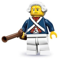 ［BrickHouse] LEGO 樂高 71001 10代 10號 美國革命軍 夾鏈袋包裝無原外袋無說明紙