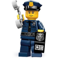 全新未拆封[BrickHouse] LEGO 樂高 71000 9代 6號 警察
