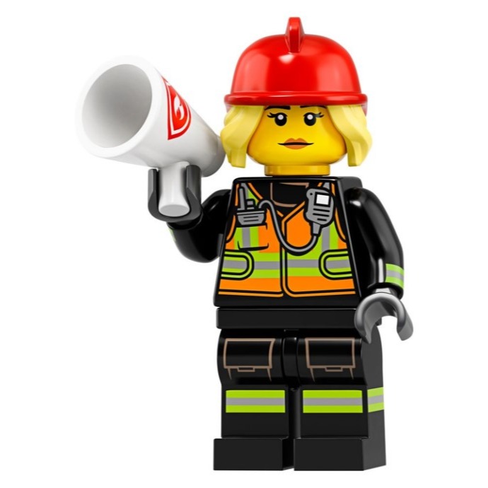 ［BrickHouse] LEGO 樂高 71025 19代 8號  消防女孩 全新-規格圖1