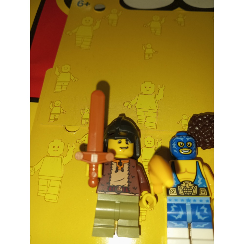 ［Brickhouse] LEGO 樂高 BAM 2025 Jan Feb 維京小子 摔角手 深橘磚塊人 全新-細節圖2