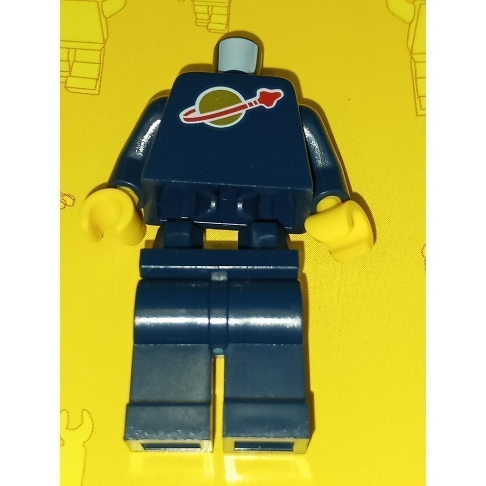 LEGO 樂高 人偶上半身 + 下半身 水藍色 深藍色 太空人 BAM 2025 城堡 旋風忍者 80103 龍舟-規格圖1