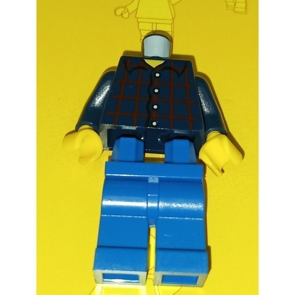 LEGO 樂高 人偶上半身 + 下半身 水藍色 深藍色 太空人 BAM 2025 城堡 旋風忍者 80103 龍舟-規格圖1