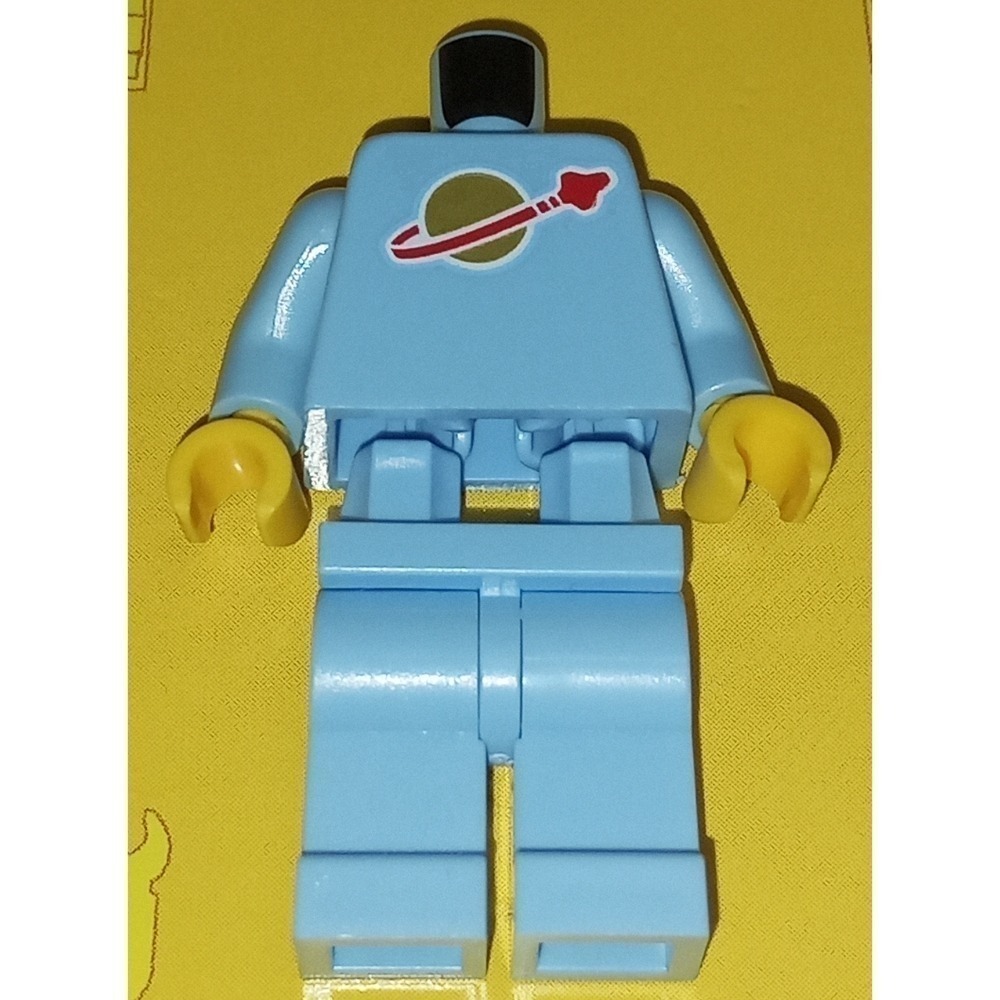 LEGO 樂高 人偶上半身 + 下半身 水藍色 深藍色 太空人 BAM 2025 城堡 旋風忍者 80103 龍舟-規格圖1