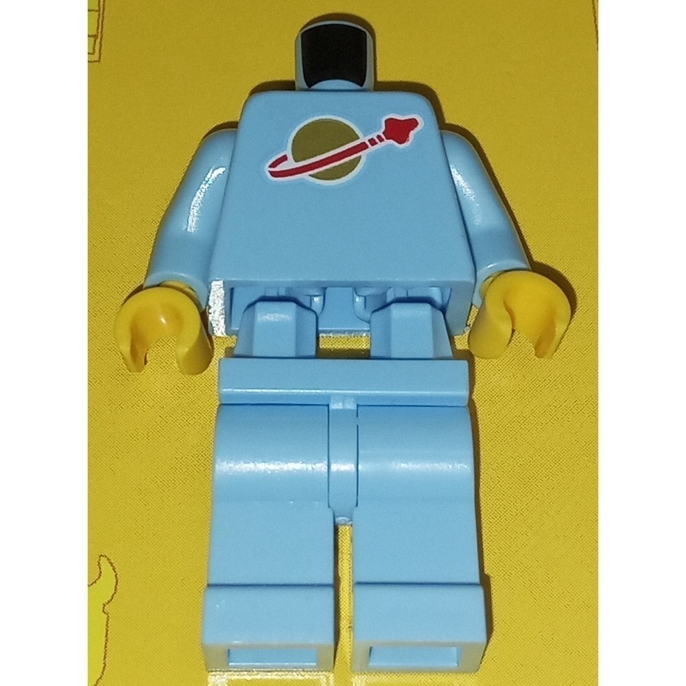 LEGO 樂高 人偶上半身 + 下半身 水藍色 深藍色 太空人 BAM 2025 城堡 旋風忍者 80103 龍舟-規格圖1