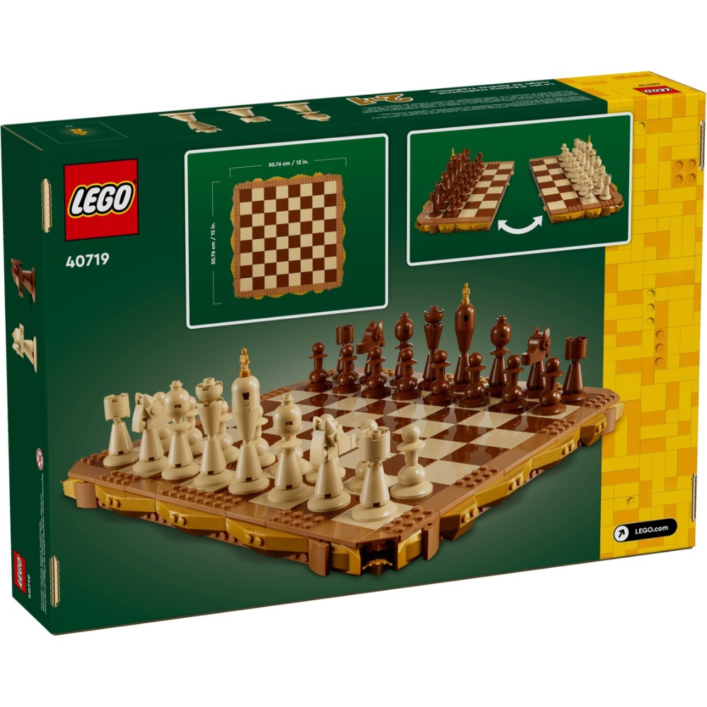 [BrickHouse] 樂高 LEGO 40719 傳統西洋棋組 Traditional Chess Set 全新未拆 ...