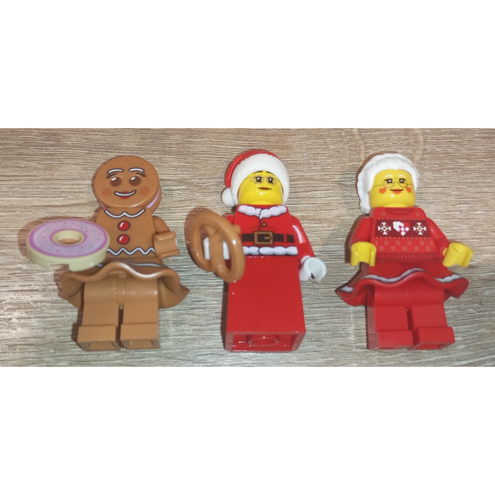 ［Brickhouse] LEGO 樂高 BAM 2025 11月 聖誕節  金色聖誕老人&老婆婆 精靈 全新-規格圖1