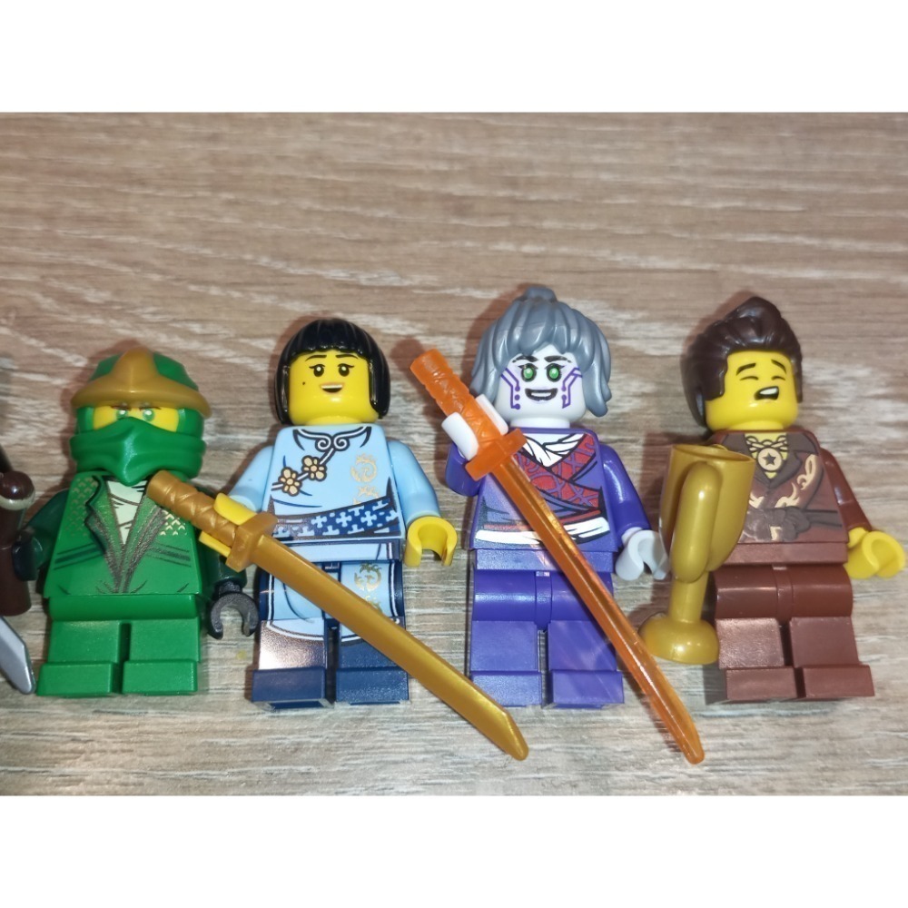全！7隻1套［Brickhouse] 樂高 BAM 2026 1月  旋風忍者 和服赤蘭 亞林 索拉 勞埃德 德瑞 全新-細節圖2