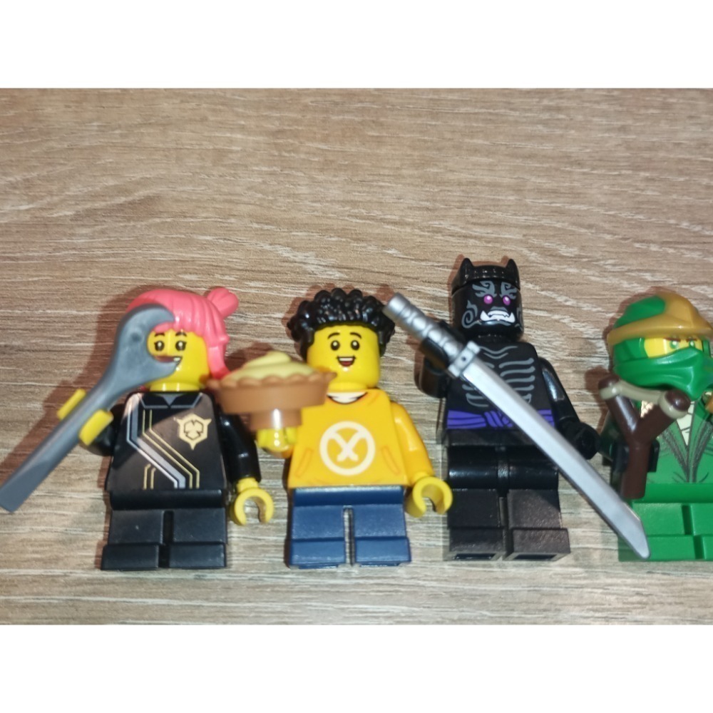 全！7隻1套［Brickhouse] 樂高 BAM 2026 1月  旋風忍者 和服赤蘭 亞林 索拉 勞埃德 德瑞 全新-細節圖3