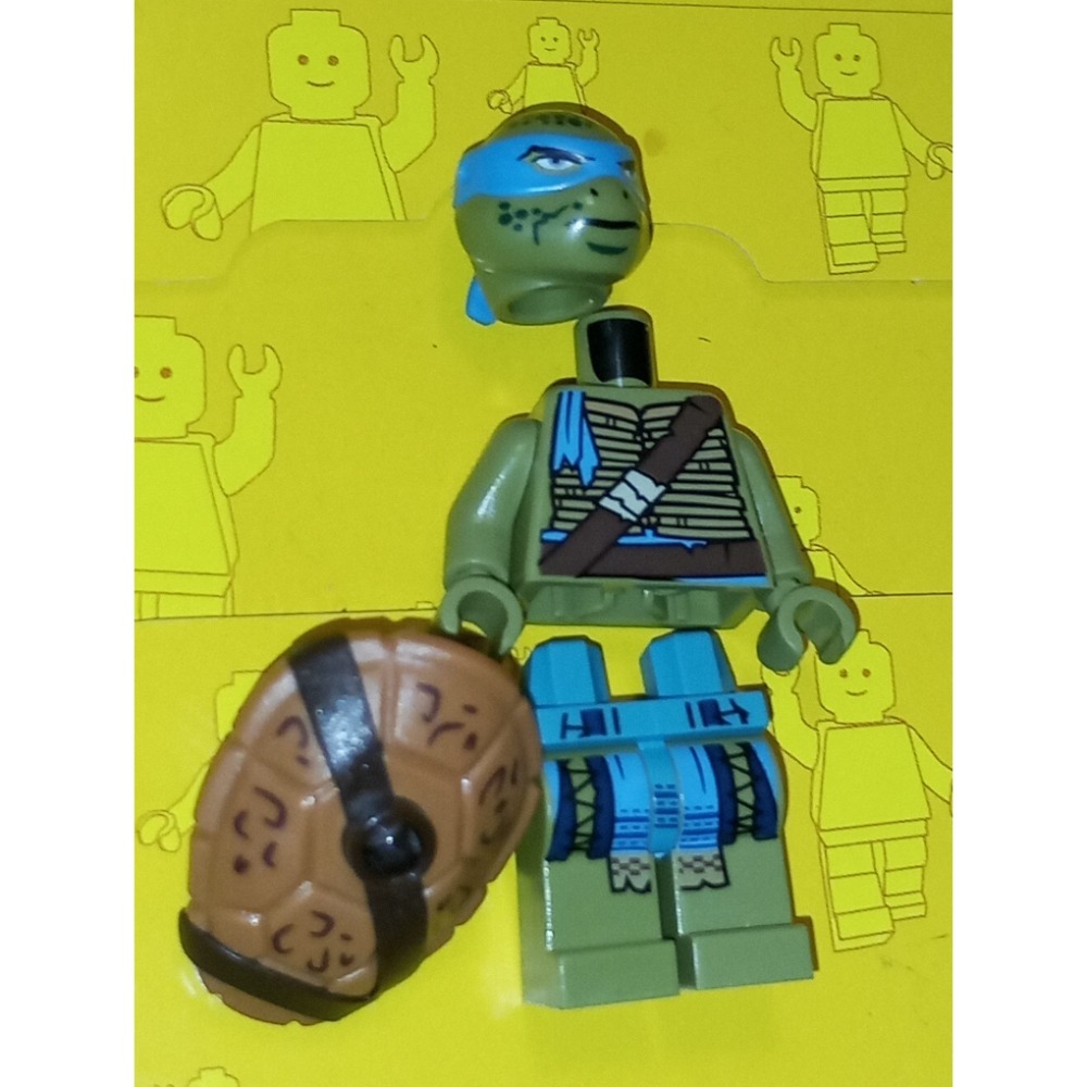 ［BrickHouse] LEGO 樂高 tnt049 79117 Leonardo 忍者龜 李奧納多 電影版 全新-細節圖4